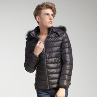Mark Fairwhale马克华菲男装正品薄款修身羽绒服7114015721099(黑色/M)【报价大全、价格、商铺】-苏宁易购开放平台
