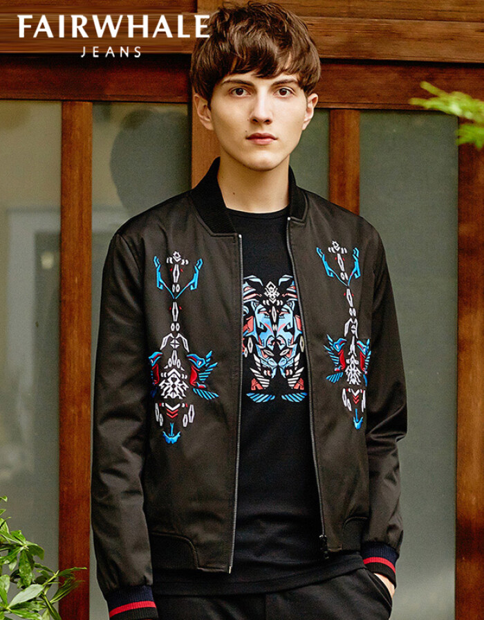 马克华菲2016秋季新款刺绣棒球服——时尚与经典的完美融合