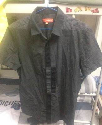 时尚与实用并存 马克华菲男短袖衬衫XL码评测